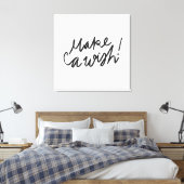 Maak een Sierkussen met een Wish Typography Canvas Afdruk (Insitu (Slaapkamer))