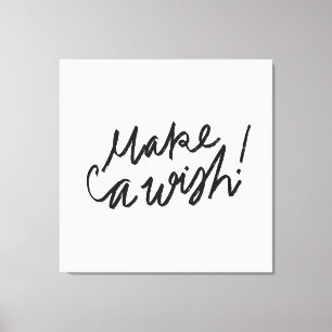 Maak een Sierkussen met een Wish Typography Canvas Afdruk