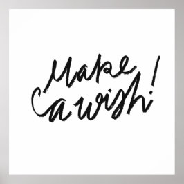 Maak een Sierkussen met een Wish Typography Poster