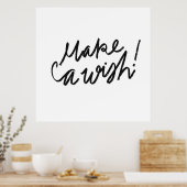 Maak een Sierkussen met een Wish Typography Poster (Keuken)