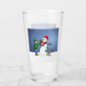 Maak een Sneeuwman Glas (Achterkant)