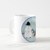 Maak een Sneeuwman Koffiemok (Voorkant links)