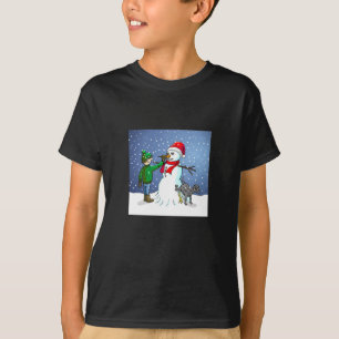 Maak een Sneeuwman T-shirt