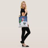 Maak een Sneeuwman Tote Bag (Op model)