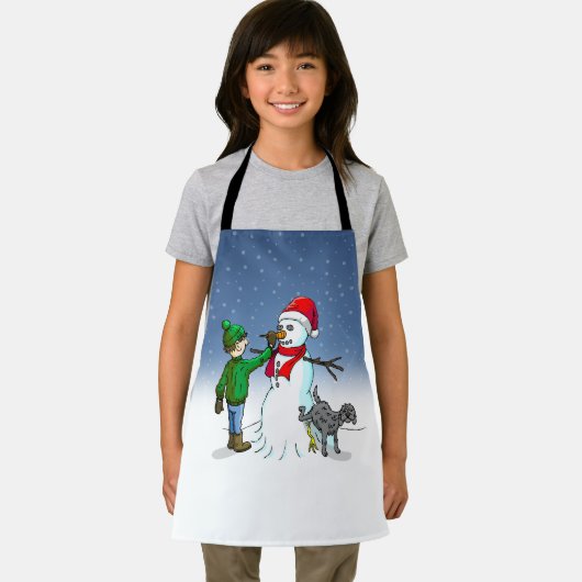 Maak een Snowman Schort (Insitu)