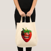 Maak een speelse uitspraak met deze canvas tas (Voorkant (product))
