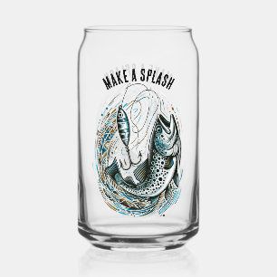 Maak een spetterende visser blikvorm glas