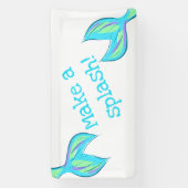 Maak een Splash! Banner Mermaid Party (Verticaal)