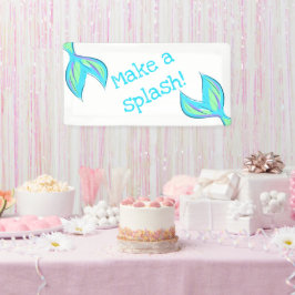 Maak een Splash! Banner Mermaid Party