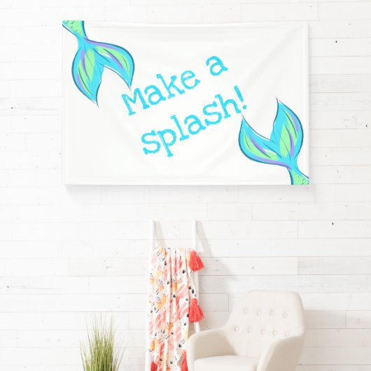 Maak een Splash! Mermaid Banner (Insitu)
