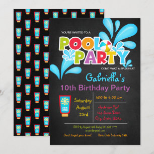 Maak een Splash Pool Party Verjaardag Kaart