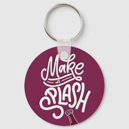 Maak een Splash Wine Sleutelhanger