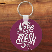 Maak een Splash Wine Sleutelhanger (Voorkant)