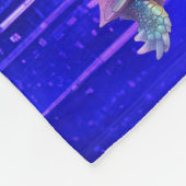 Maak een splash zeemeermin magische waterval fleece deken (Hoek)