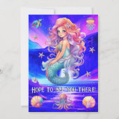 Maak een splash zeemeermin magische waterval verja kaart (Achterkant)