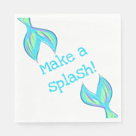 Maak een Splash! Zeemeermin Servet