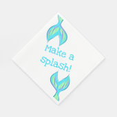 Maak een Splash! Zeemeermin Servet (Hoek)