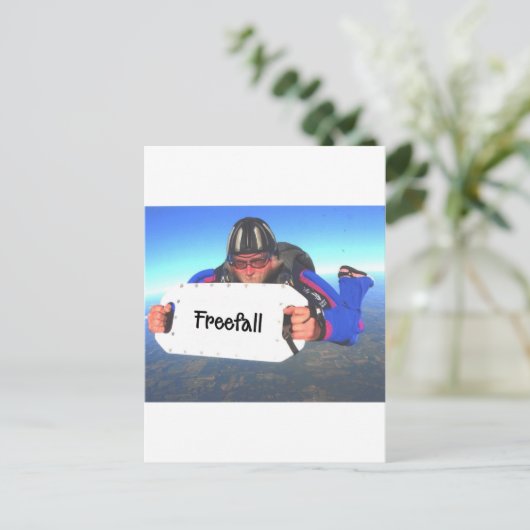 Maak een sprong briefkaart (Staand voorkant)