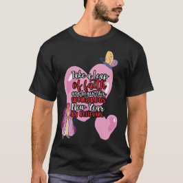 Maak een sprong van het geloof Paarse prinses T-shirt