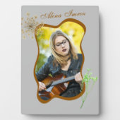 Maak een statement in Elke Kamer Tafelblad plaque Fotoplaat (voorkant)