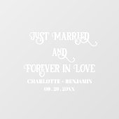 Maak een statement met Wedding Car Stickers (Vel)