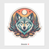 Maak een statement met Wolf Stickers (Vel)