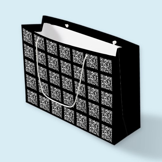 Maak een Tiled QR-codepatroon | Aanpasbare kleur Groot Cadeauzakje
