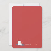 Maak een Uitnodiging van de Fotopartij van de Wish (Achterkant)