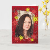 Maak een verjaardagskaart kaart (Gele Bloem)