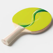 Maak een Verklaring met Waterverf pingelt Pong Pad Tafeltennisbatje (Voorkant Gekanteld)