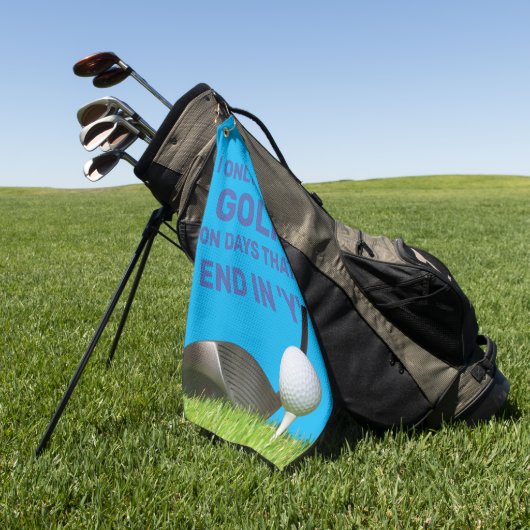 Maak een Verklaring over de cursus met  Golfhanddoek (Groen)