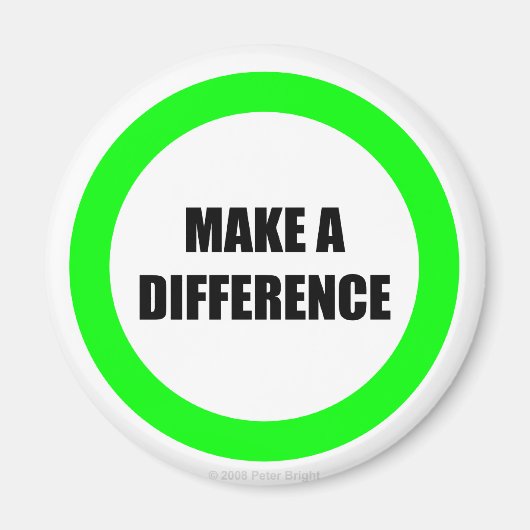 Maak een verschil - Magneet (Voorkant)