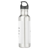 Maak een verschil op een waterfles  (Achterkant)