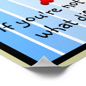 Maak een verschil poster (Hoek)