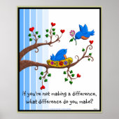 Maak een verschil poster (Voorkant)