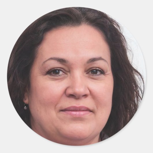 Maak een verschil ronde sticker (Voorkant)