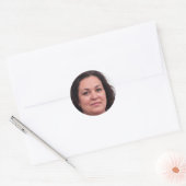 Maak een verschil ronde sticker (Envelop)