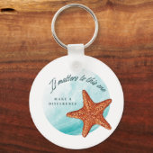 Maak een verschil, Starfish Story. Sleutelhanger (Achterkant)