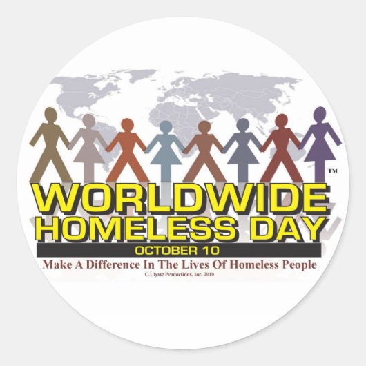 Maak een verschil Sticker door "HeOne" (Voorkant)