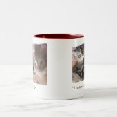 "Maak een verschil" Tweekleurige Koffiemok (Center)