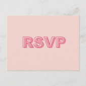 Maak een vet omlijnd herinnering RSVP-Briefkaart v Uitnodiging Briefkaart (Voorkant)