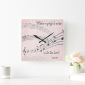 Maak een vreugdevolle bijbelversie vierkante klok (Huis)