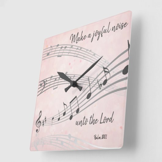 Maak een vreugdevolle bijbelversie vierkante klok (Hoek)