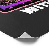 Maak een vreugdevolle ruis Christelijk geloof Poster (Hoek)