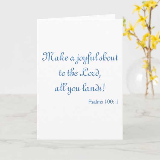 Maak een vreugdevolle schreeuw kaart (Gele Bloem)