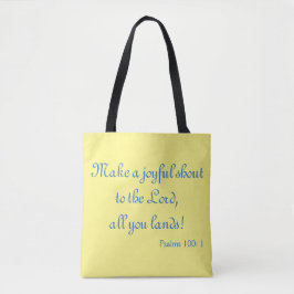 Maak een vreugdevolle show tote bag