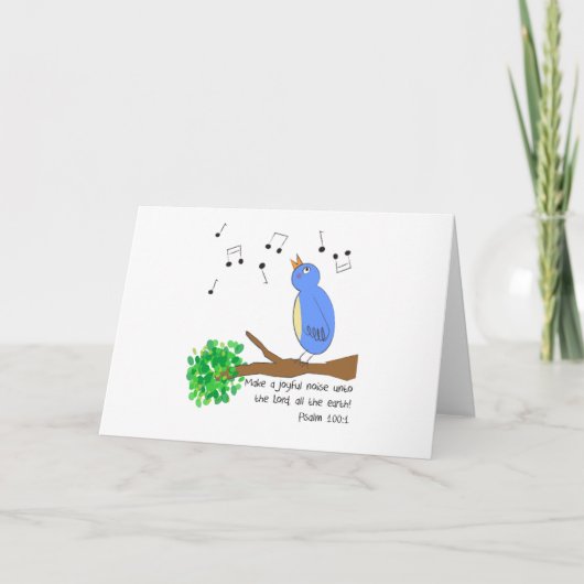 Maak een vrolijk geluid kaart (Voorkant)