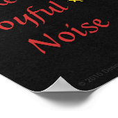 Maak een vrolijk geluid poster (Hoek)