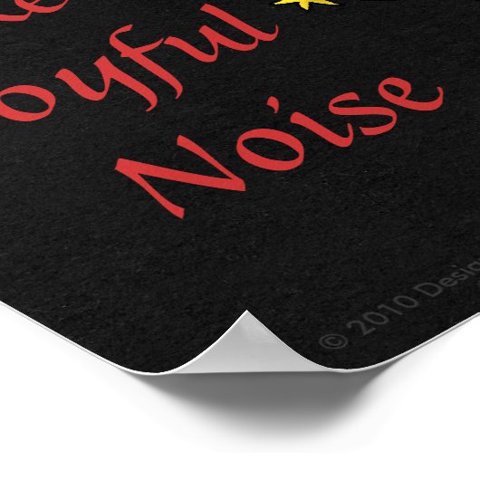 Maak een vrolijk geluid poster (Hoek)