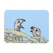 Maak een vrolijke Ruis Eagles Tweede Natuur Magneet (Horizontaal)